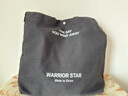 回力（Warrior）帆布包男包單肩斜挎包大容量休閑上課書(shū)包復古手提包日系單肩背包 黑色 曬單實(shí)拍圖