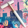 派克（PARKER）鋼筆 簽字筆 送女士精致高顏值生日禮物套裝 威雅XL月光白墨水筆+花開(kāi)有期禮盒 曬單實(shí)拍圖