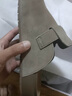 駱駝（CAMEL）松包2代半拖勃肯鞋舒適單鞋 L26S700001 灰色(半拖升級款) 36 曬單實(shí)拍圖