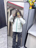 鴨鴨（YAYA）【冰殼系列】王一博同款沖鋒衣羽絨服男女秋冬新款戶(hù)外登山外套 蘋(píng)果綠 L (175) 曬單實(shí)拍圖