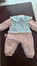 G.duck嬰兒衣服公主女寶拜年服國風(fēng)連體衣長(cháng)袖秋冬外出服新生兒周歲禮服 粉紅色 秋冬夾棉 兒童節禮物 80cm 曬單實(shí)拍圖