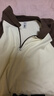 森馬（Semir）POLO衫女短款拼色插肩袖修身上衣小個(gè)子秋顯瘦套頭衫101524115003 曬單實(shí)拍圖