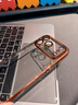 米弗希 適用蘋果17promax手機殼新款閃粉iPhone17高級17pro帶鏡頭膜16全包防摔15透明14男女13超薄保護套 【橙色】星河閃粉-超薄防摔-自帶鏡頭膜 iPhone 17 Pro 曬單實拍圖