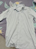 200支四股DP成衣免燙男士長(cháng)袖襯衫高檔純棉商務(wù)職業(yè)抗皺襯衣批發(fā) 銀灰色 平紋 8200-5 40 曬單實(shí)拍圖