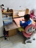 光明園迪（GMYD）G6max兒童學(xué)習桌中小學(xué)生可升降調節桌椅套裝家用讀寫(xiě)課桌寫(xiě)字桌 G6max貴族櫸120+V7-2卡其+粉椅套 曬單實(shí)拍圖