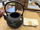 龜壽堂 鐵茶壺日本手工l鎏金銀飛雁無(wú)涂層鑄鐵壺老鐵壺煮茶器燒水鐵茶壺 1.3L容量飛雁單壺1.3L 曬單實(shí)拍圖