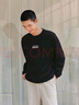 森馬（Semir）長(cháng)袖T恤男重磅寬松打底上衣印花情侶裝秋季內搭外穿101524101211 曬單實(shí)拍圖