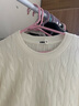 森馬（Semir）森柔毛衫|商場同款毛衣女圓領(lǐng)純色2024冬季絞花上衣101724107014 曬單實拍圖