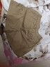 Teenie Weenie小熊女裝短褲春秋季刺繡時(shí)尚潮流戶(hù)外松緊工裝褲短褲 卡其色 M 曬單實(shí)拍圖