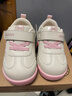 牧童學(xué)步鞋春秋季童鞋男童機能軟底嬰兒面包鞋革面女寶寶鞋 櫻花粉20 曬單實(shí)拍圖