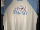 阿迪達斯 （adidas）Originals三葉草女子W RAGLAN TEE迪士尼聯(lián)名款純棉運動(dòng)短袖T恤 KG6698 M 曬單實(shí)拍圖