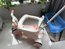 ANGI BABY兒童三輪車(chē)兒童腳踏車(chē)寶寶三輪車(chē)帶剎車(chē)手推車(chē)輕便遛娃神器 【旗艦款】 公主粉 六一兒童節禮物兒童三輪車(chē)手推車(chē) 曬單實(shí)拍圖