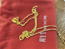 周生生黃金項鏈 水波紋足金素鏈子生日禮物男女64425N 計價(jià)40厘米3.25克 曬單實(shí)拍圖