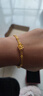 中銀億金好運連連蓮花黃金手鐲鏈足金蹦迪珠轉運珠手串生日禮物送女友老婆 好運連連蓮花手鐲鏈 金重約7.6g 曬單實(shí)拍圖