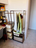 拓爵可移動(dòng)掛衣架落地式2025新款中古風(fēng)不占地衣帽架臥室放脫下的衣服 帶輪款【單桿長(cháng)60cm】 無(wú)規格 曬單實(shí)拍圖