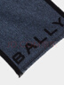 BALLY巴利【尊享特惠】藍色羊毛圍巾6313251 藍色 1 曬單實(shí)拍圖