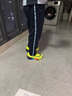 NKIT正品阿爾法3代碳板氣墊跑步鞋男新款冬季軟彈輕便兒童加厚運動(dòng)鞋 熒光綠【雙網(wǎng)加厚】 36 曬單實(shí)拍圖