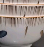 賀川屋陶瓷碗日式釉下彩6英寸面碗家用飯碗套裝 4只裝 蘭亭序 曬單實(shí)拍圖