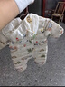 巴拉巴拉童裝嬰兒羽絨服寶寶輕薄連體衣抱衣爬服兒童冬裝男童女童可愛(ài)萌趣 彩色雪地場(chǎng)景-白鴨絨 90 cm-充絨量48g 曬單實(shí)拍圖