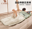 駱駝（CAMEL）熊貓睡袋戶(hù)外兒童睡袋露營(yíng)春秋季保暖冬天加厚隔臟小學(xué)學(xué)生款被子 12-20°C 銀化綠 可拆卸 5643 曬單實(shí)拍圖