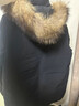 駱駝（CAMEL）【王俊凱同款】戶(hù)外極寒派克工裝羽絨服拒水羽絨外套男女冬中長(cháng)款 AA12264035E，幻影黑，男女同款 XL 曬單實(shí)拍圖