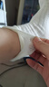 貓人女士襪子女秋季【網(wǎng)眼無(wú)骨襪】米白襪木耳邊透氣中筒襪長(cháng)襪女5雙 曬單實(shí)拍圖
