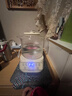 APIXINTL日本恒溫養生壺0膠水全玻璃 電陶爐辦公室全自動(dòng)煮茶壺1.6L容量24h預約多功能燒水壺 帶茶漏+燉盅 曬單實(shí)拍圖
