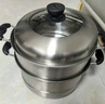 蘇泊爾SUPOR 易存儲304不銹鋼雙層復底28cm蒸鍋高拱蓋湯鍋蒸籠SZ28B2 曬單實(shí)拍圖