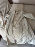 無(wú)印良品（MUJI）女式不易沾水防紫外線立領(lǐng)大衣防曬衣服女款25年早秋風(fēng)衣外套女裝 象牙色 S (155/80A) 曬單實(shí)拍圖