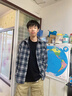 潮梵圖日系格子襯衫男春秋季套裝青少年學(xué)生襯衣外套寬松帥氣穿搭三件套 藍格襯衫 XL 不會(huì )選碼數聯(lián)系客服 曬單實(shí)拍圖