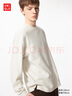 優(yōu)衣庫男裝柔軟針織搖粒絨圓領(lǐng)套頭衫/長(cháng)袖T恤25秋冬新款479791 01 乳白色 M /170/92A 曬單實(shí)拍圖