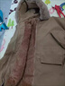 朦朧杏 大碼胖妹妹冬季新款派克服200斤遮肉顯瘦棉服女耐寒寬松外套 灰色 4XL 曬單實(shí)拍圖
