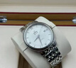 歐米茄（OMEGA）手表男 碟飛系列自動(dòng)機械男表天文臺認證商務(wù)休閑男士手表 送禮物 39.5MM鋼帶銀盤(pán)424.10.40.20.02.003 曬單實(shí)拍圖