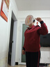 鹿儷秀媽媽秋裝套裝洋氣2025新款運動(dòng)服套裝女春秋中老年大碼休閑三件套 D06安可拉紅 【高品質(zhì)運動(dòng)服】 3XL 【建議132-145斤】 曬單實(shí)拍圖