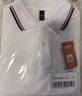 羅蒙男童短袖polo衫校園服飾春夏新款T恤女童班服 白色短袖POLO衫 130 曬單實(shí)拍圖
