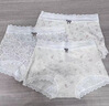 貓人純棉女士?jì)妊澊蟠a無(wú)痕碎花甜美加長(cháng)襠部抗菌少女蕾絲透氣三角短褲 咖碎花+粉印花+咖小熊 獨立包裝-10A抗菌-3條裝 L 【100-120斤】 曬單實(shí)拍圖