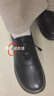 紅蜻蜓單鞋女圓頭低幫小皮鞋女士牛皮英倫風(fēng)增高工作鞋WTB352081黑色39 曬單實(shí)拍圖