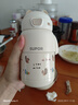 蘇泊爾（SUPOR）兒童保溫杯水杯水壺小學生上學開學316L吸管杯 椰奶白KCV50CM20 曬單實拍圖