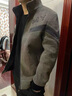 皮爾卡丹（pierre cardin）春秋呢子外套男士金貂絨立領(lǐng)夾克冬裝新款加厚休閑短款毛呢大衣男 卡其色【高品質(zhì)】 XL 【130-150】 曬單實(shí)拍圖