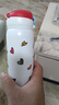 bobo兒童保溫杯上學(xué)專(zhuān)用直飲水杯寶寶學(xué)飲吸管水壺316不銹鋼男女孩 紅色吸管杯 350ml 曬單實(shí)拍圖