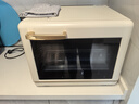 大廚老板電器 【國家補貼】小白馬SE家用電烤箱蒸烤箱一體機小型鹽系蒸烤炸燉一體空氣炸三合一 DB613 奶油白 35L 曬單實(shí)拍圖