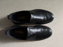 金利來(lái)（Goldlion）男鞋男士休閑鞋時(shí)尚商務(wù)舒適套腳休閑皮鞋G506310110AAB黑-40碼 曬單實(shí)拍圖