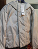 優(yōu)衣庫合作款/女裝男裝PUFFTECH空氣棉服連帽外套/秋冬新款480064 02 淺灰色 M 曬單實(shí)拍圖
