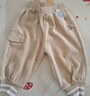 巴拉巴拉童裝兒童長(cháng)褲男女童運動(dòng)褲冬裝寶寶長(cháng)褲子休閑時(shí)尚保暖 卡其50617 90 曬單實(shí)拍圖