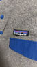 巴塔哥尼亞（Patagonia）男士 LW Synchilla Snap-T戶(hù)外抓絨保暖套頭衫25551 鎳灰色/克萊門(mén)特藍 M 曬單實(shí)拍圖