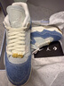 Jordan男女休閑鞋喬丹AJ4 JORDAN 4 RETRO運動(dòng)鞋IB6716-100丹寧牛仔42.5 曬單實(shí)拍圖