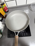 九陽(yáng)（Joyoung）麥飯石色聚油不粘煎鍋平底鍋炒菜鍋28cm電磁爐燃氣灶明火CJ783 曬單實(shí)拍圖