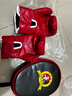 泰拳德古拉拳擊手套兒童套裝手套訓練腳靶手靶 拳套+單只手靶 紅色 通用童碼 曬單實(shí)拍圖