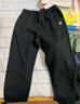 喬丹男女童同款加絨長(cháng)褲冬季全碼兒童運動(dòng)褲子束腳童褲 黑色 175 曬單實(shí)拍圖