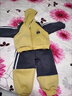 G.DUCKKIDS小黃鴨男寶寶加絨套裝春秋季小童加絨衛衣嬰兒童連帽衣服男童套裝 黃色拉鏈套裝 80 建議身高70-80公分(可開(kāi)檔) 曬單實(shí)拍圖